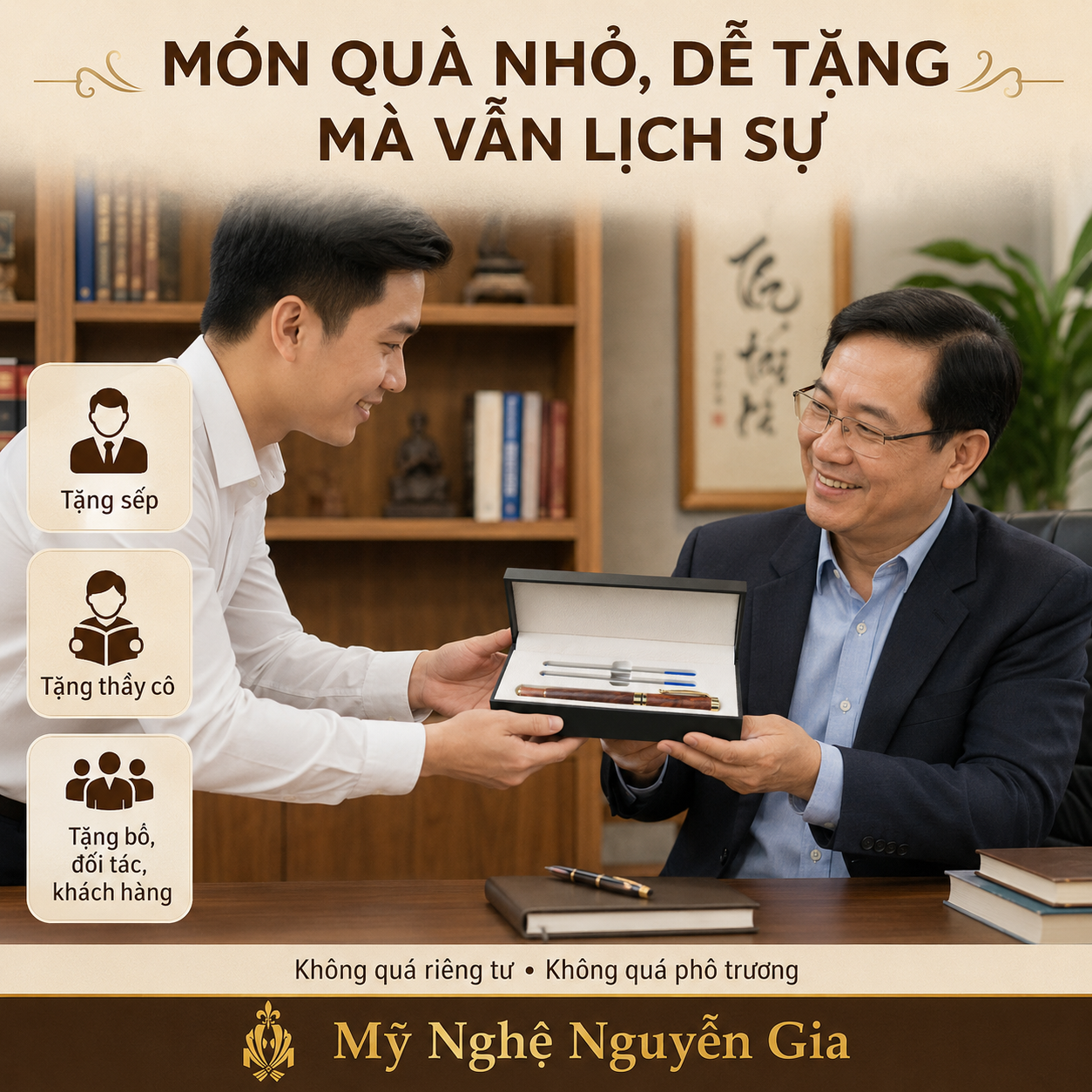 Bút Ký Gỗ Có Phù Hợp Làm Quà Tặng Không?