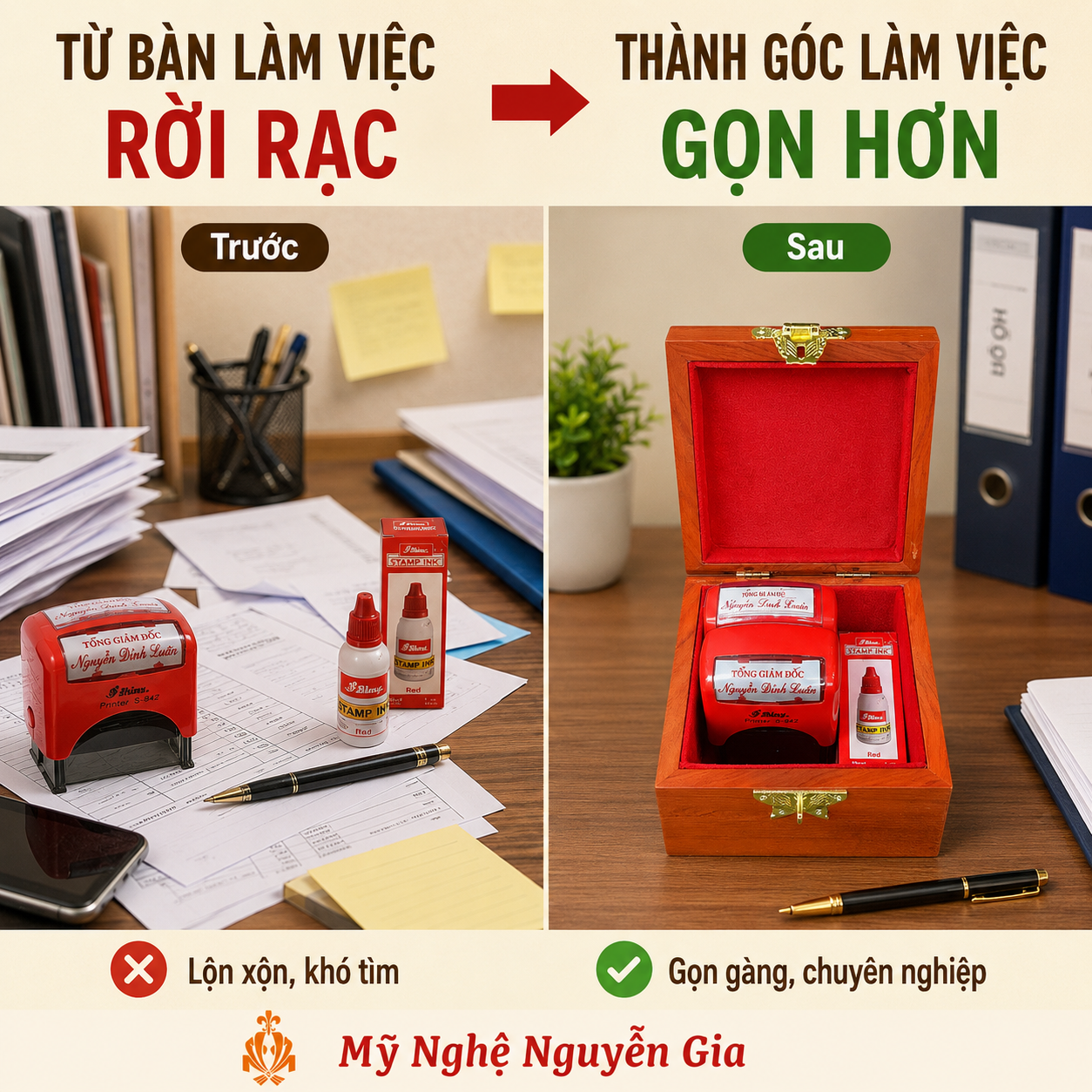 Hộp Đựng Con Dấu Bằng Gỗ Có Gì Khác Hộp Thông Thường?