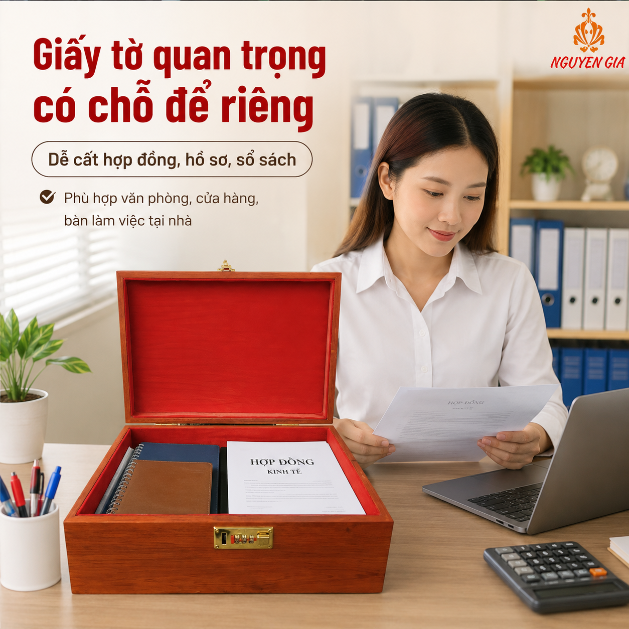 Hộp Đựng Tài Liệu A4, A5 Bằng Gỗ Phù Hợp Với Ai?