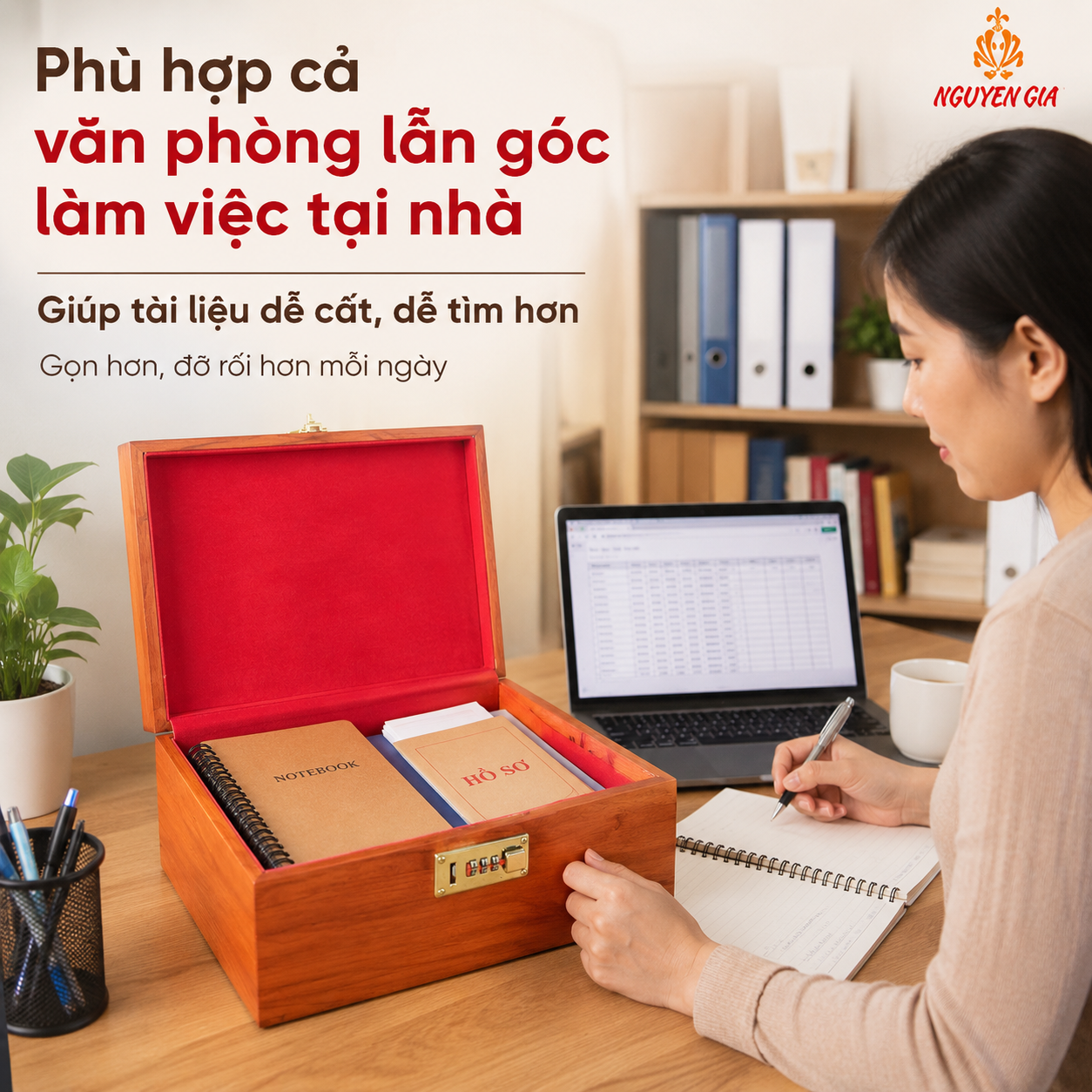 Hộp Đựng Tài Liệu A4, A5 Bằng Gỗ Phù Hợp Với Ai?