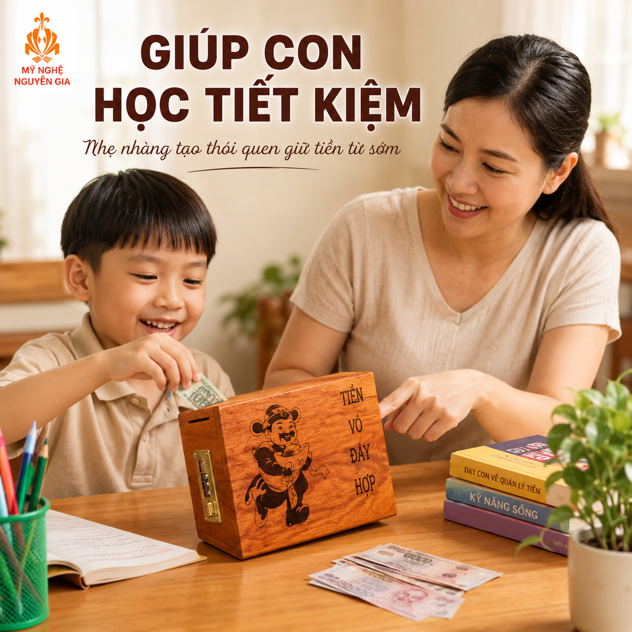 Hộp Đựng Tiền Tiết Kiệm Bằng Gỗ C&oacute; Ph&ugrave; Hợp L&agrave;m Qu&agrave; Kh&ocirc;ng?