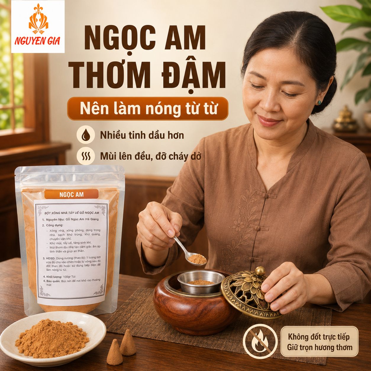 X&ocirc;ng Nh&agrave; Bằng Bột Gỗ N&ecirc;n Đốt Trực Tiếp, D&ugrave;ng Than Hay Lư Điện?