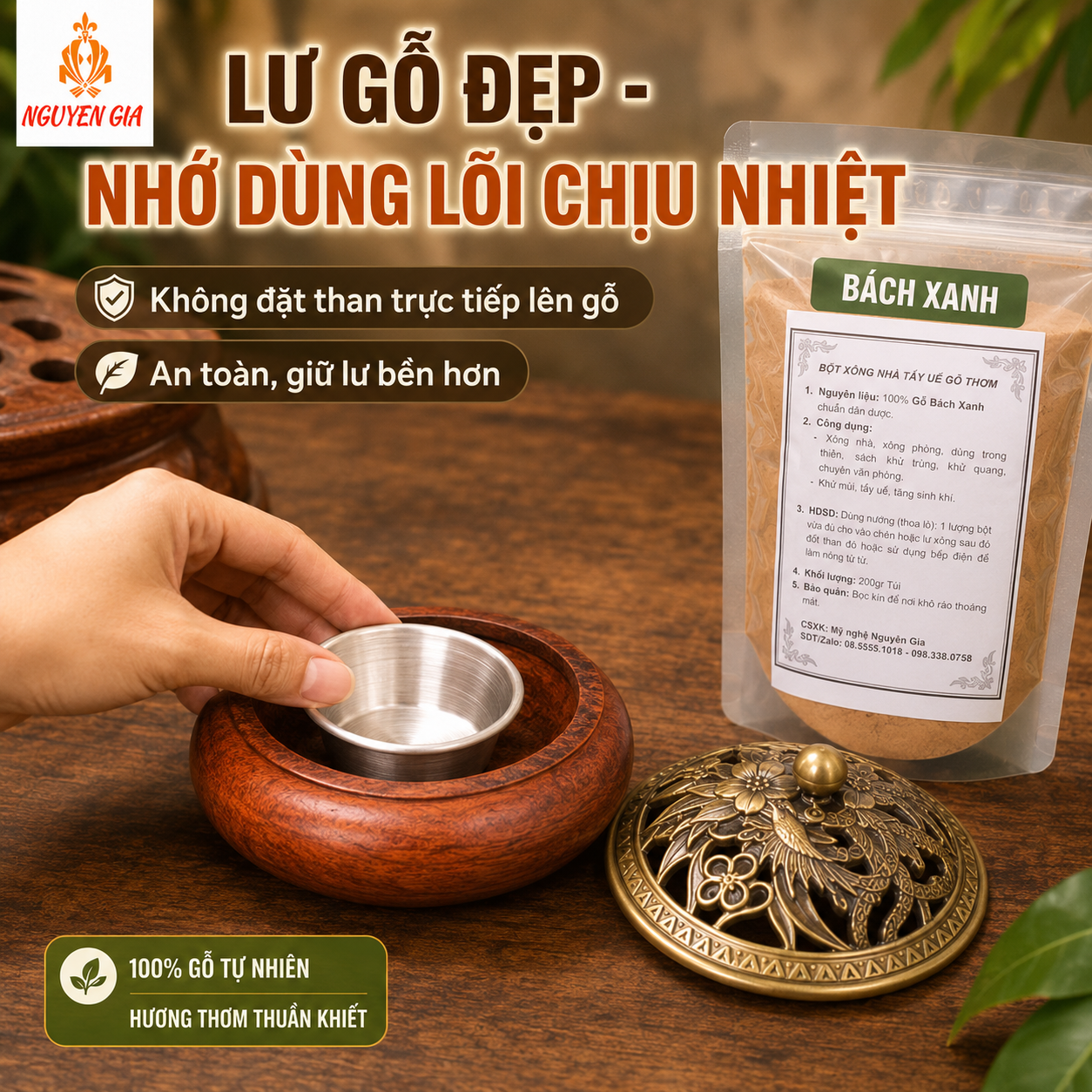 X&ocirc;ng Nh&agrave; Bằng Bột Gỗ N&ecirc;n Đốt Trực Tiếp, D&ugrave;ng Than Hay Lư Điện?