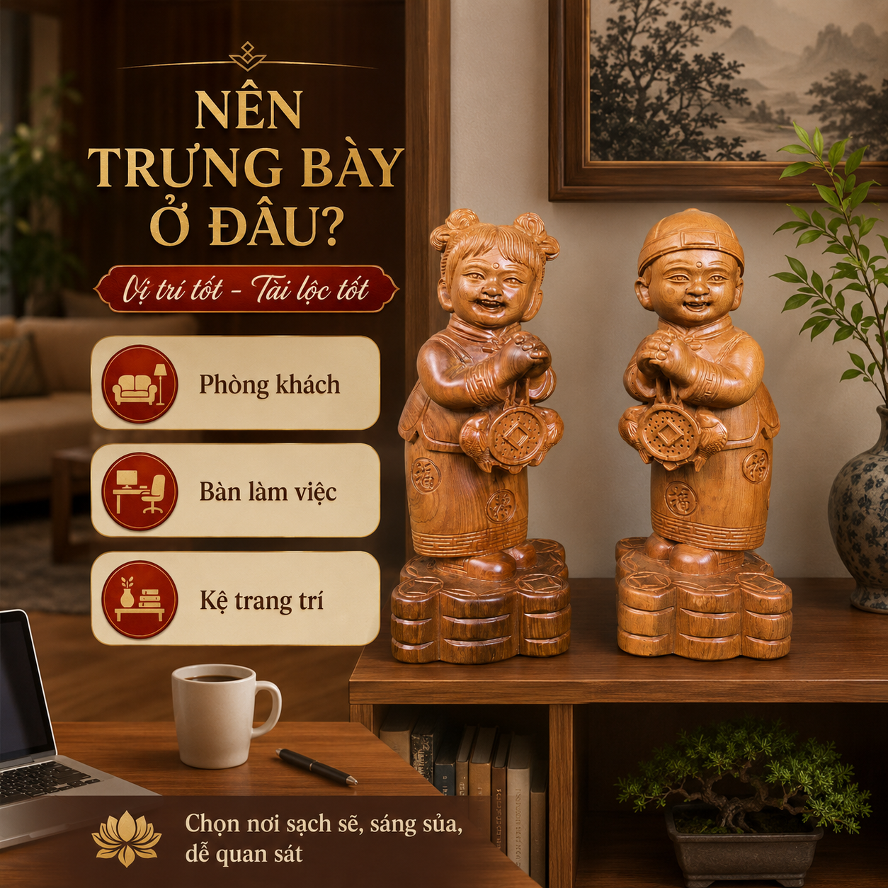 Tiên Đồng Ngọc Nữ Là Ai? Ý Nghĩa Tượng Tiên Đồng Ngọc Nữ