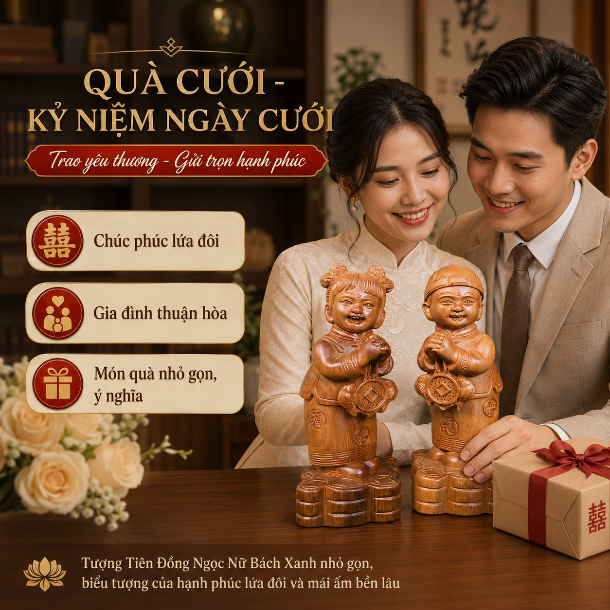Tiên Đồng Ngọc Nữ Là Ai? Ý Nghĩa Tượng Tiên Đồng Ngọc Nữ