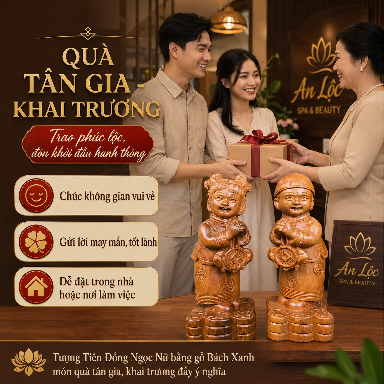 Tiên Đồng Ngọc Nữ Là Ai? Ý Nghĩa Tượng Tiên Đồng Ngọc Nữ
