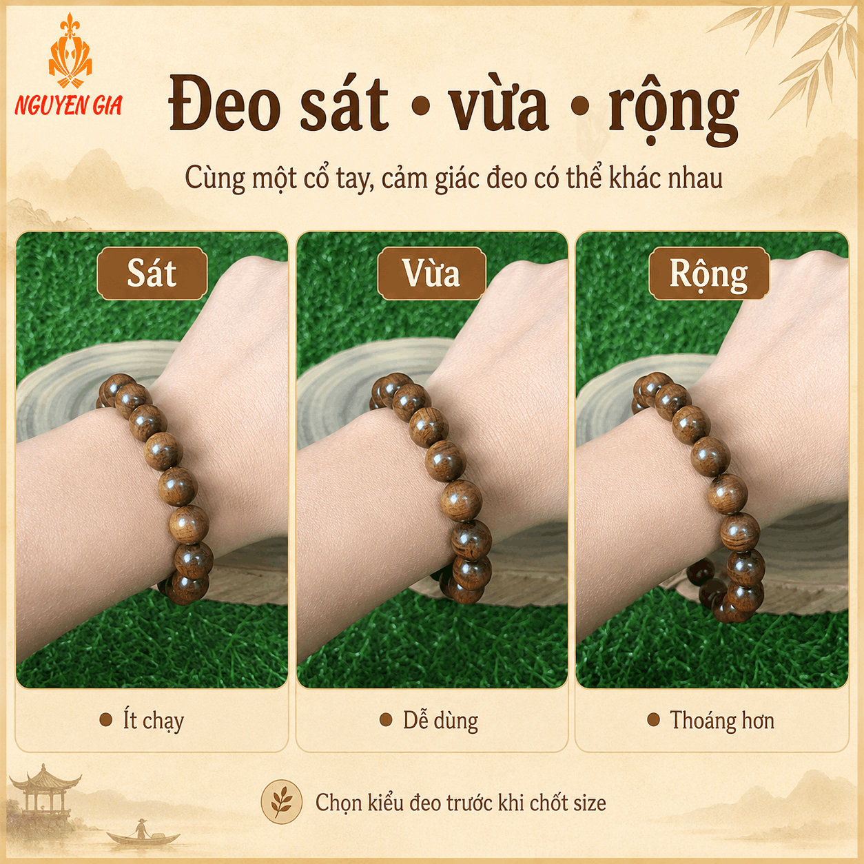Cách Đo Size Vòng Tay Gỗ Theo Cổ Tay: Bảng Size Và Cách Chọn Vừa Tay