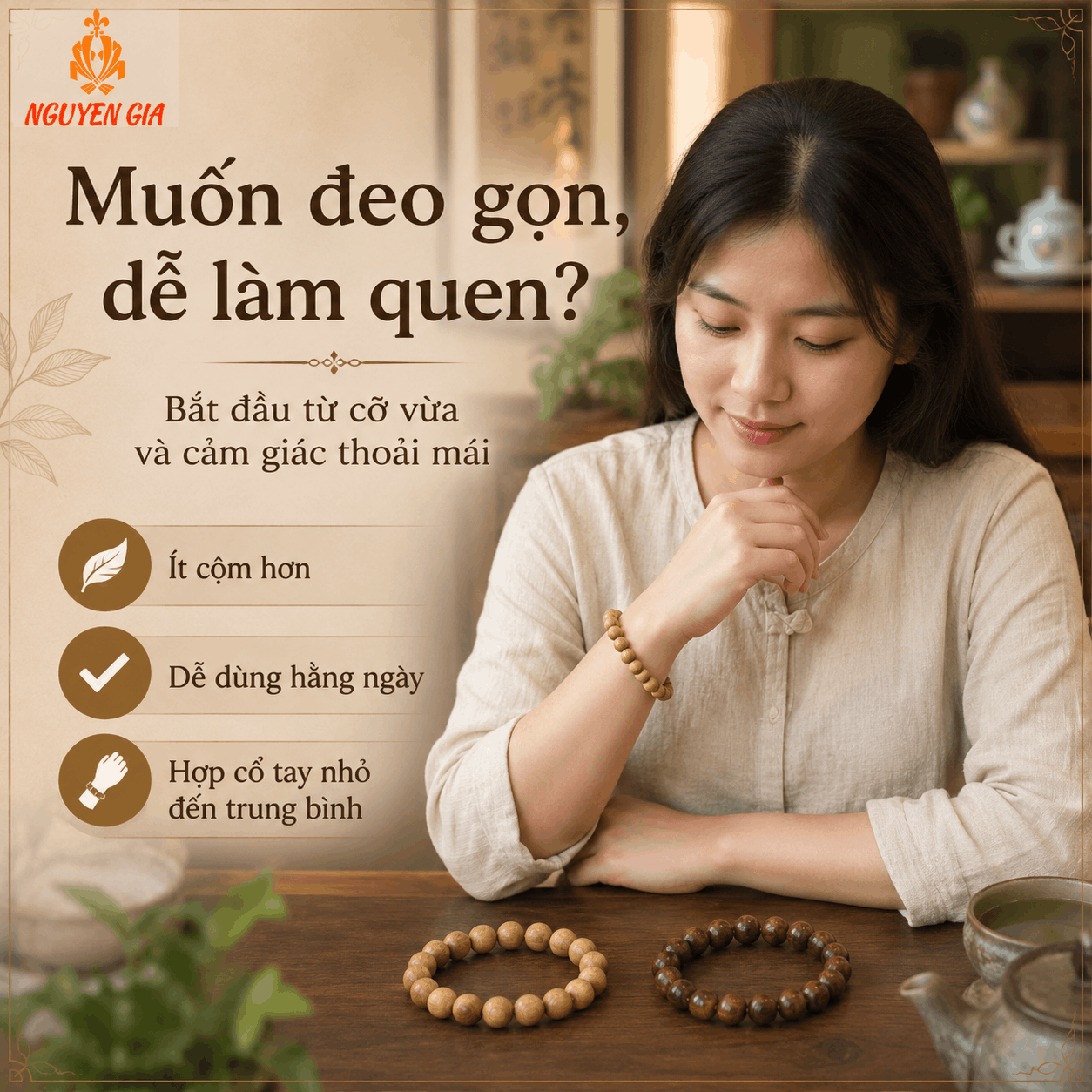 Cách Đo Size Vòng Tay Gỗ Theo Cổ Tay: Bảng Size Và Cách Chọn Vừa Tay