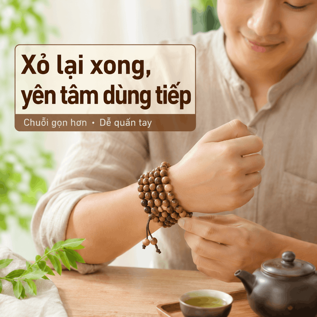 C&aacute;ch Xỏ Chuỗi 108 Hạt V&agrave; Thắt N&uacute;t D&acirc;y Chuỗi Hạt