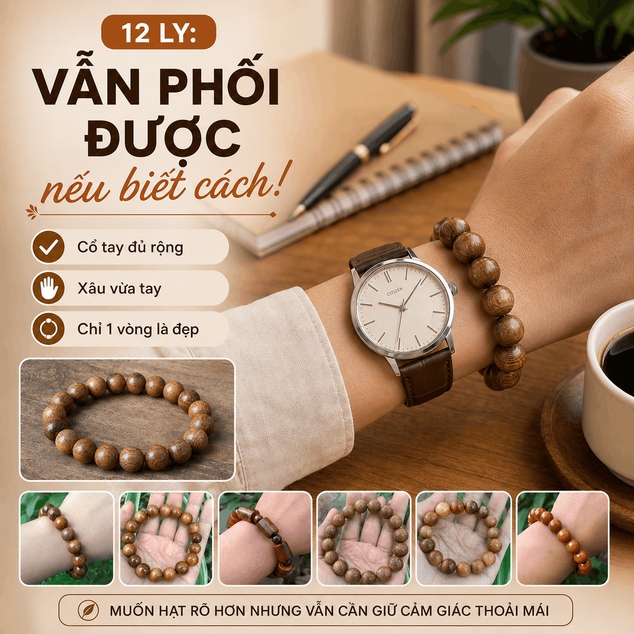 C&oacute; N&ecirc;n Đeo V&ograve;ng V&agrave; Đồng Hồ C&ugrave;ng Tay? C&aacute;ch Đeo Kh&ocirc;ng Cộm, Hạn Chế Va Chạm