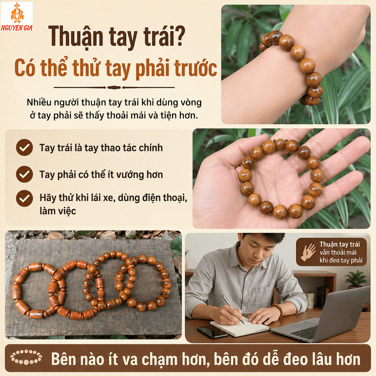 Nên Đeo Vòng Tay Trái Hay Phải? Nam, Nữ Đeo Bên Nào?