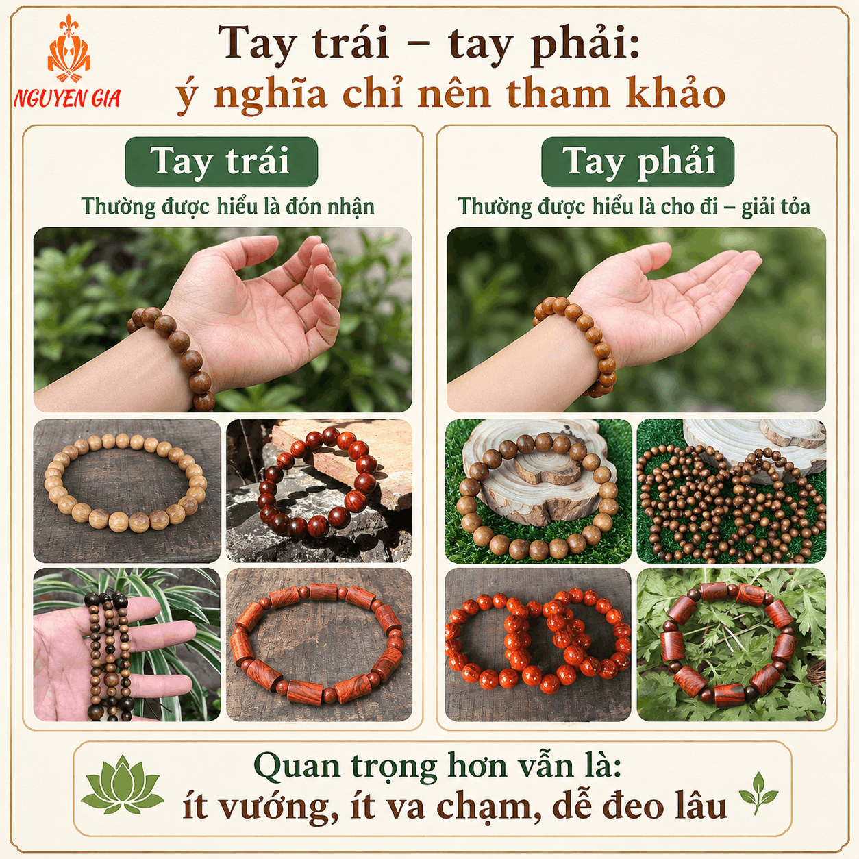 Nên Đeo Vòng Tay Trái Hay Phải? Nam, Nữ Đeo Bên Nào?