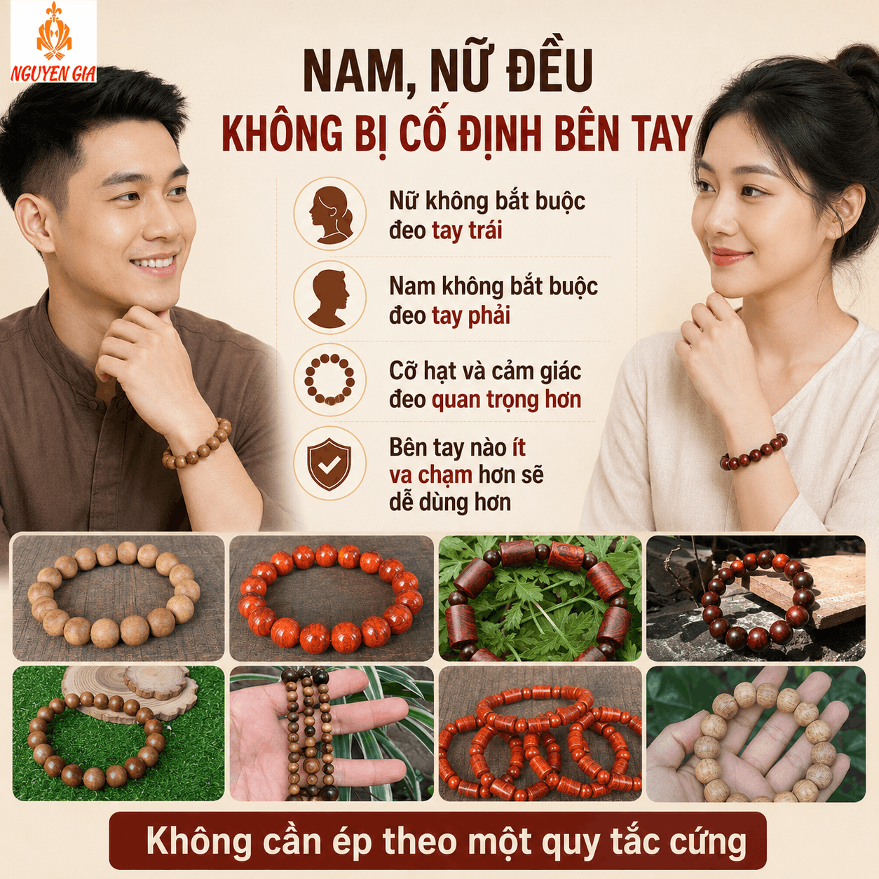 Nên Đeo Vòng Tay Trái Hay Phải? Nam, Nữ Đeo Bên Nào?