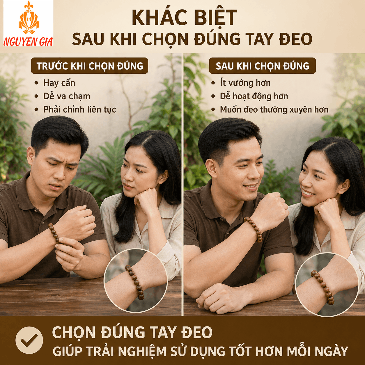 Nên Đeo Vòng Tay Trái Hay Phải? Nam, Nữ Đeo Bên Nào?