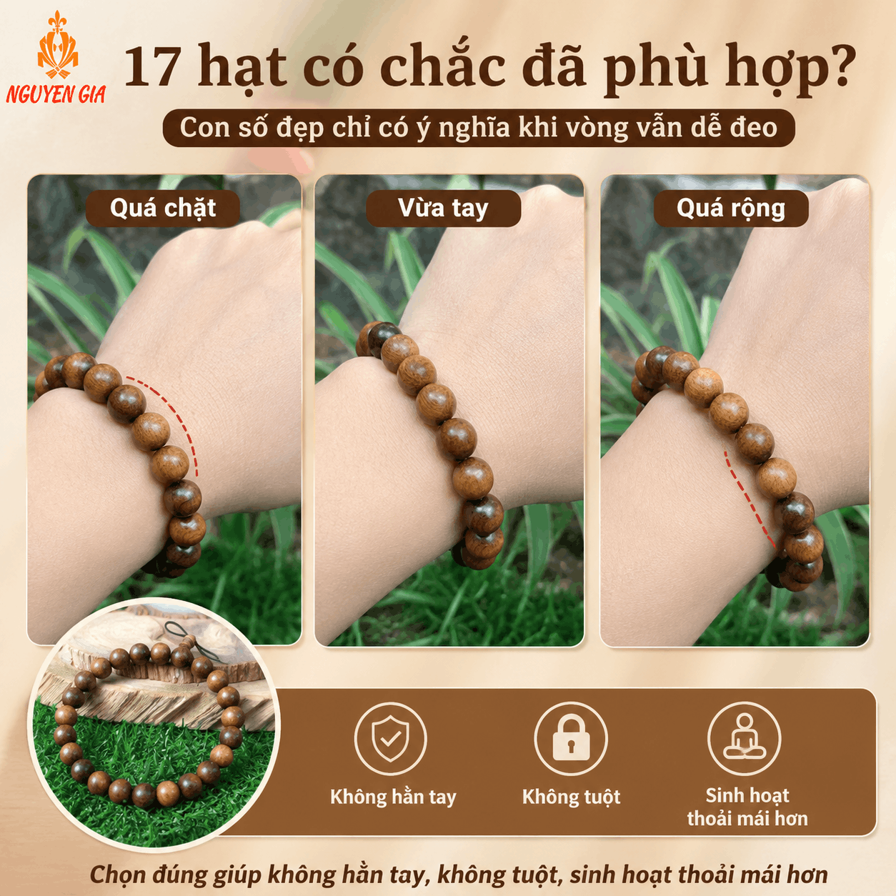 Vòng Tay Bao Nhiêu Hạt? Chọn Theo Cổ Tay Hay Ý Nghĩa Số Hạt?