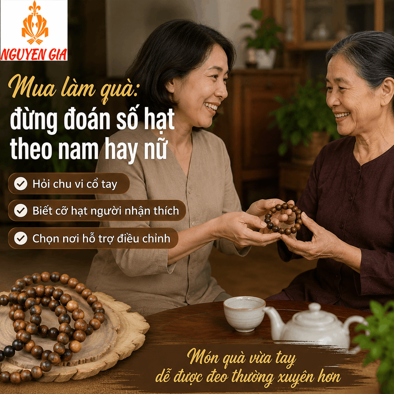 Vòng Tay Bao Nhiêu Hạt? Chọn Theo Cổ Tay Hay Ý Nghĩa Số Hạt?