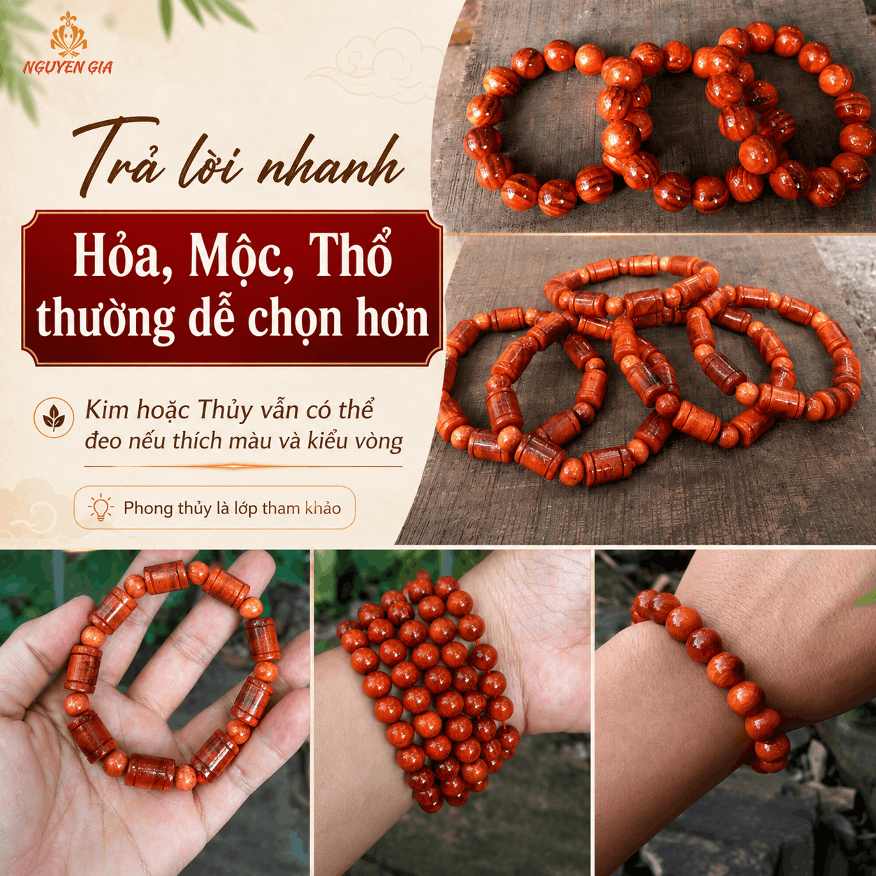 V&ograve;ng Gỗ Huyết Long Hợp Mệnh G&igrave;? &Yacute; Nghĩa M&agrave;u Đỏ V&agrave; Thấu Quang
