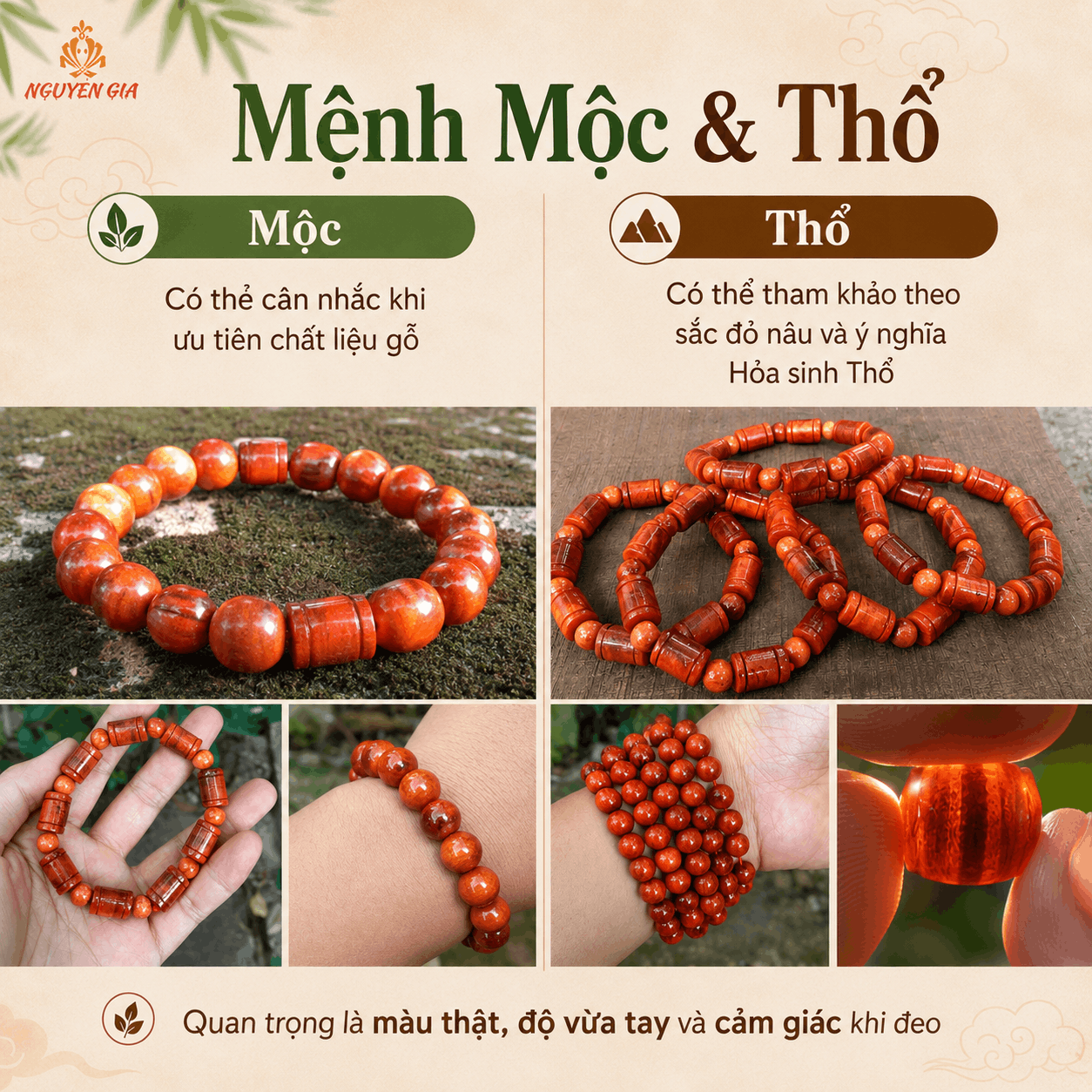 V&ograve;ng Gỗ Huyết Long Hợp Mệnh G&igrave;? &Yacute; Nghĩa M&agrave;u Đỏ V&agrave; Thấu Quang