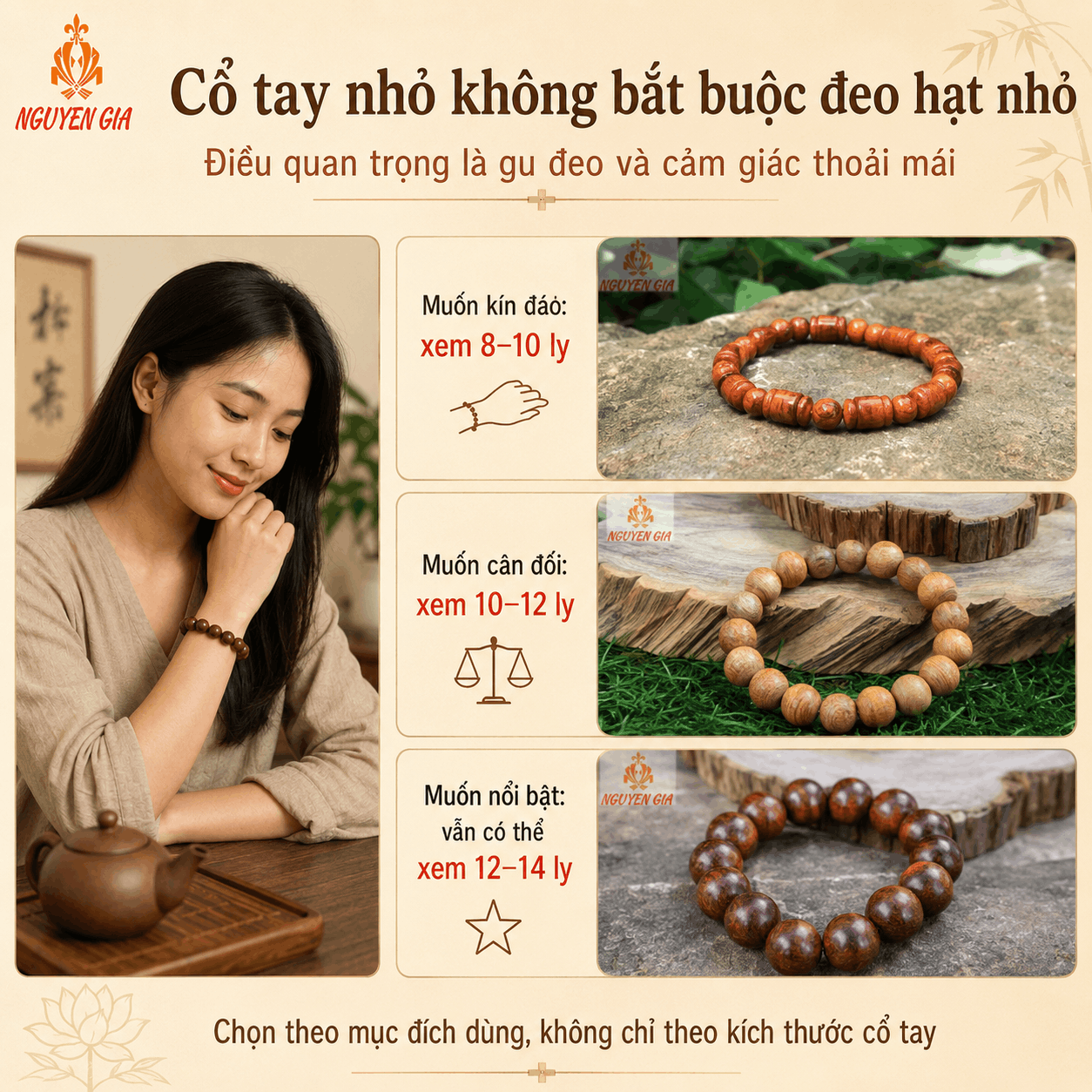 V&ograve;ng Tay 8 Ly, 10 Ly, 12 Ly, 14 Ly V&agrave; 16 Ly Kh&aacute;c Nhau Thế N&agrave;o?