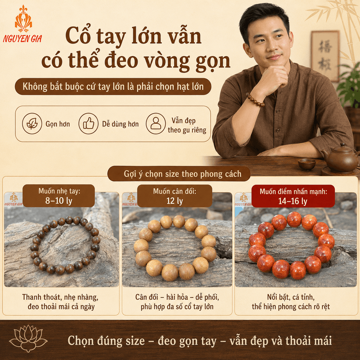 V&ograve;ng Tay 8 Ly, 10 Ly, 12 Ly, 14 Ly V&agrave; 16 Ly Kh&aacute;c Nhau Thế N&agrave;o?