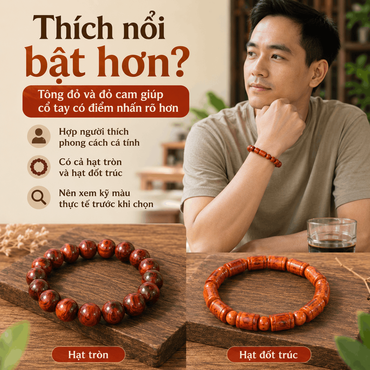 Vòng Tay Gỗ Nào Thơm Nhất? So Sánh Mùi Các Loại Gỗ Phổ Biến