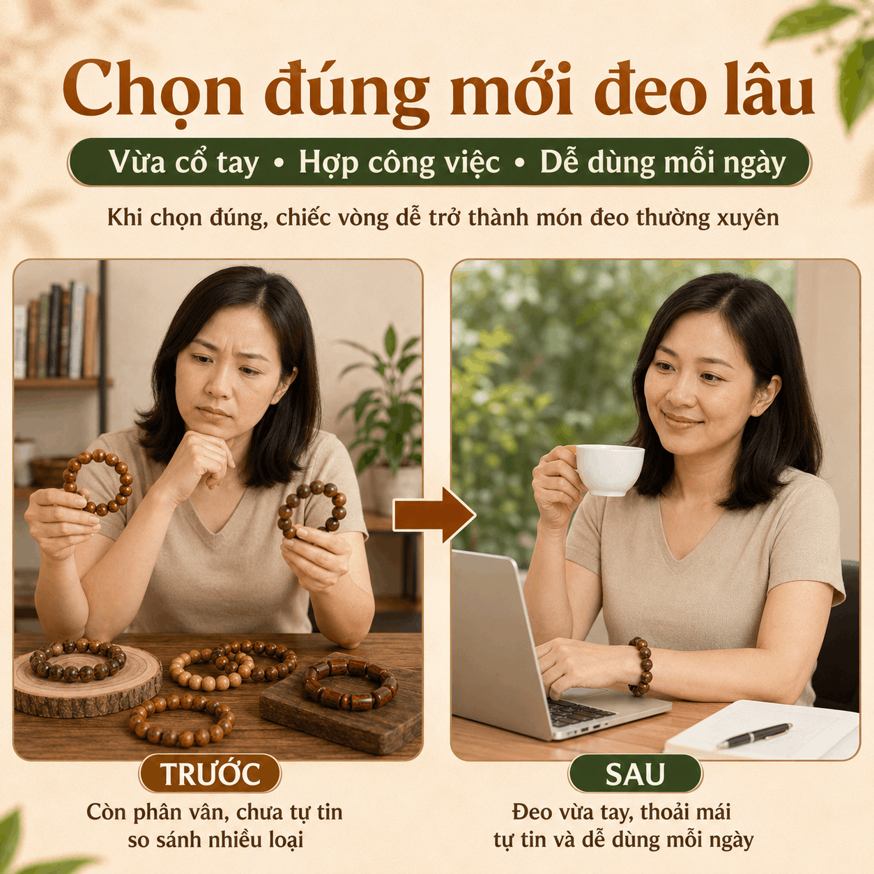 Vòng Tay Gỗ Nào Thơm Nhất? So Sánh Mùi Các Loại Gỗ Phổ Biến