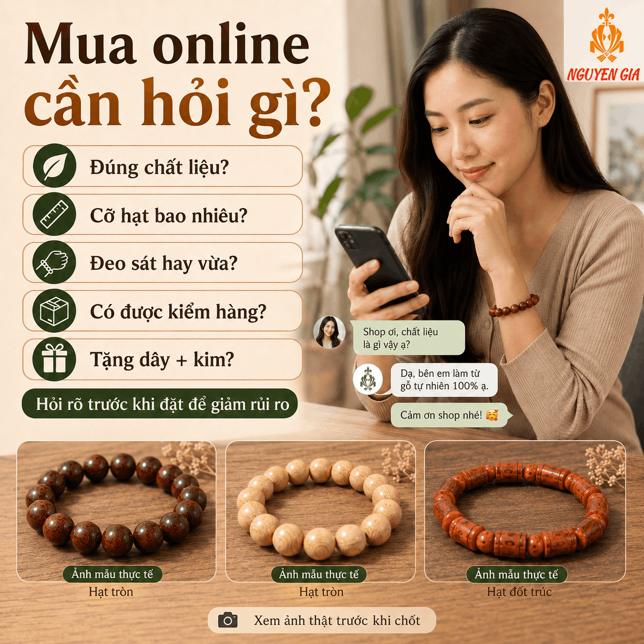 Vòng Tay Gỗ Nào Thơm Nhất? So Sánh Mùi Các Loại Gỗ Phổ Biến