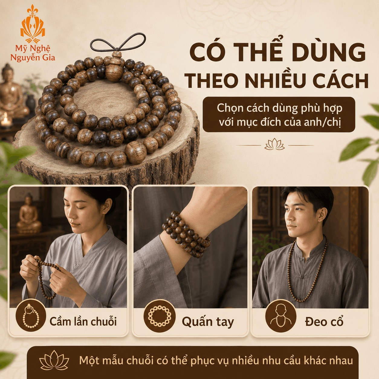 Ý Nghĩa Chuỗi 108 Hạt Trong Phật Giáo: Vì Sao Lại Là 108 Hạt?