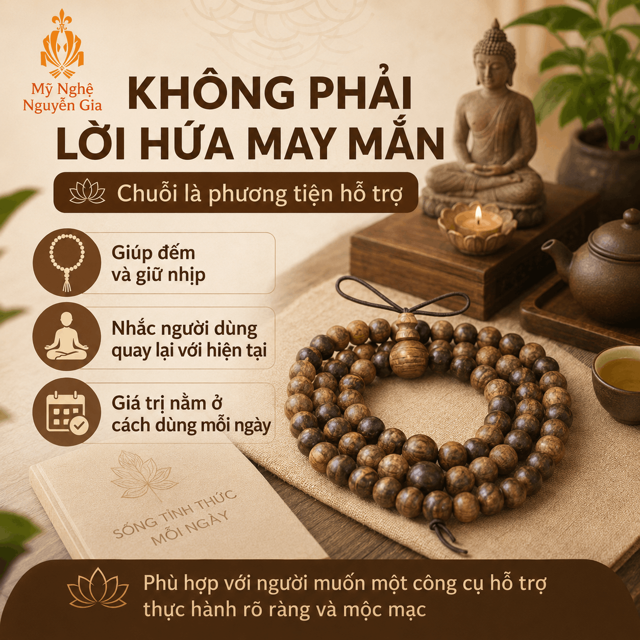 Ý Nghĩa Chuỗi 108 Hạt Trong Phật Giáo: Vì Sao Lại Là 108 Hạt?
