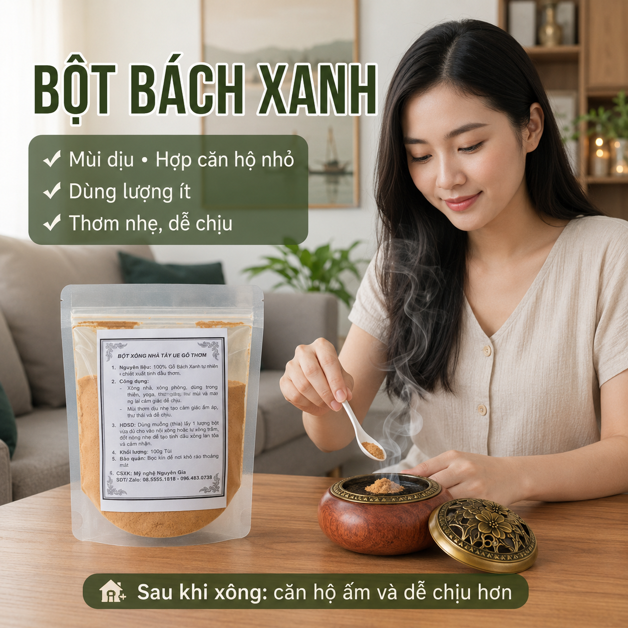 X&ocirc;ng Nh&agrave; Chung Cư N&ecirc;n D&ugrave;ng G&igrave; Để Thơm Nhẹ, Kh&ocirc;ng Qu&aacute; Nhiều Kh&oacute;i?