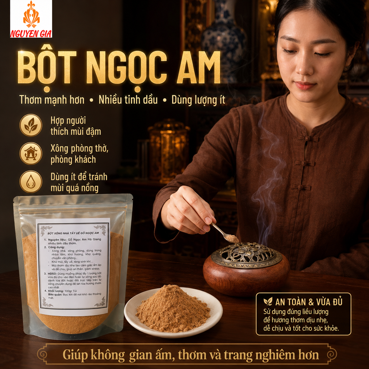 X&ocirc;ng Ph&ograve;ng Thờ Bằng G&igrave; Để Thơm Nhẹ, Trang Nghi&ecirc;m V&agrave; An To&agrave;n?