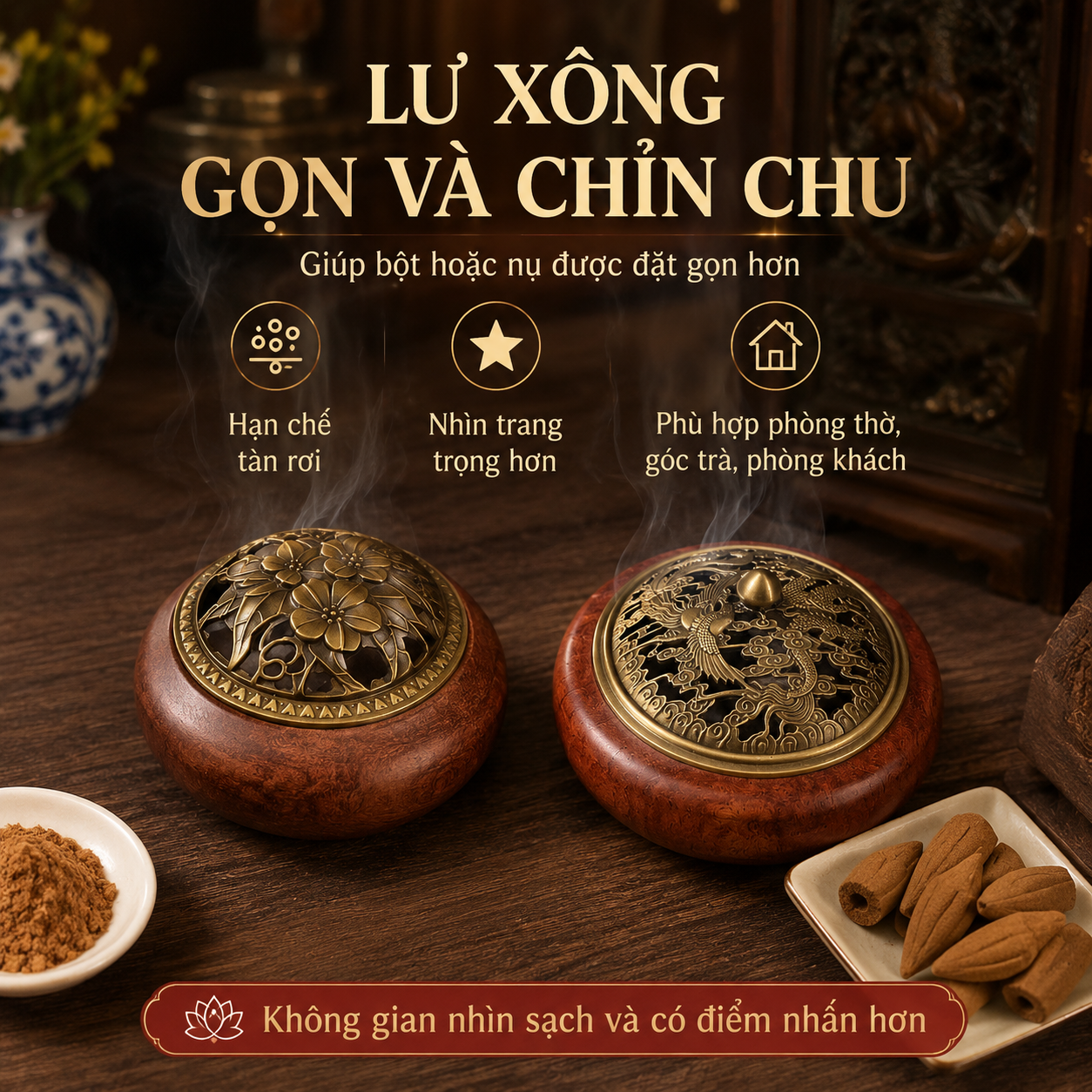 X&ocirc;ng Ph&ograve;ng Thờ Bằng G&igrave; Để Thơm Nhẹ, Trang Nghi&ecirc;m V&agrave; An To&agrave;n?