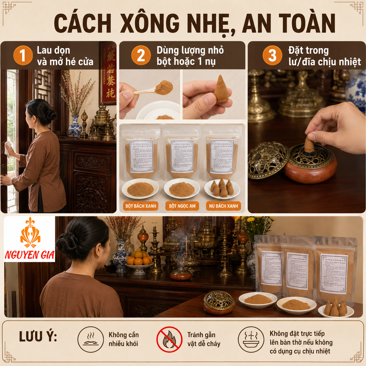 X&ocirc;ng Ph&ograve;ng Thờ Bằng G&igrave; Để Thơm Nhẹ, Trang Nghi&ecirc;m V&agrave; An To&agrave;n?