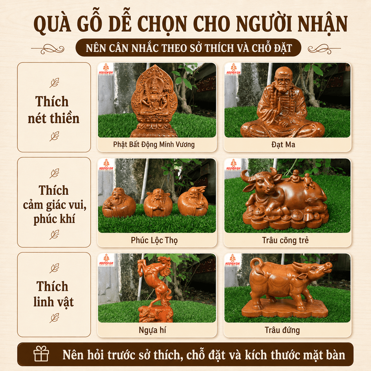 Tượng để b&agrave;n l&agrave;m việc