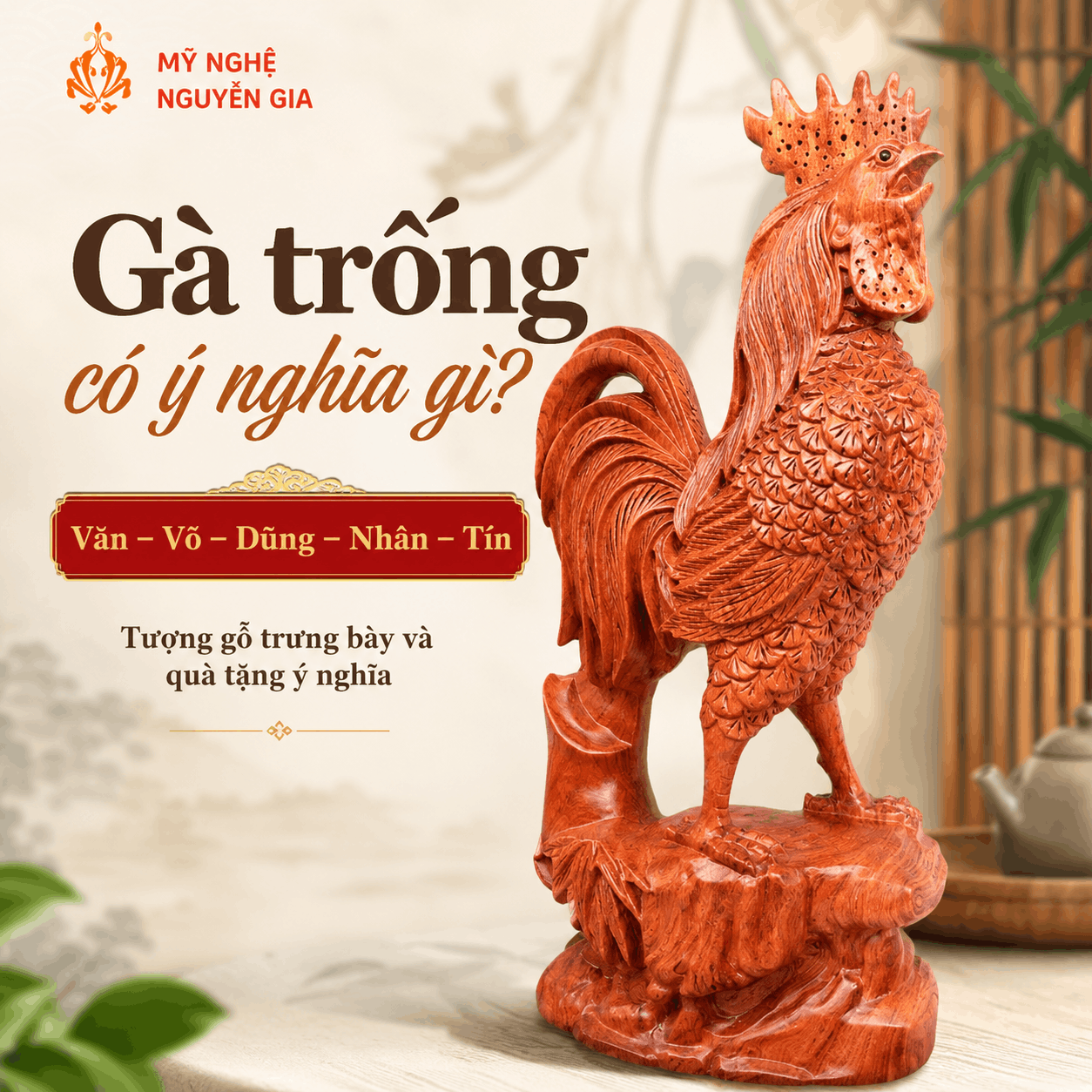 Gà trống có ý nghĩa gì trong văn hóa và phong thủy?