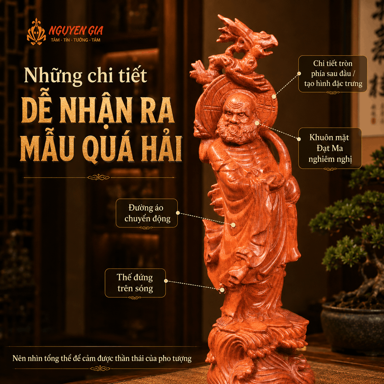 Đạt Ma Qu&aacute; Hải L&agrave; G&igrave;? &Yacute; Nghĩa H&igrave;nh Tượng Đạt Ma Vượt S&ocirc;ng