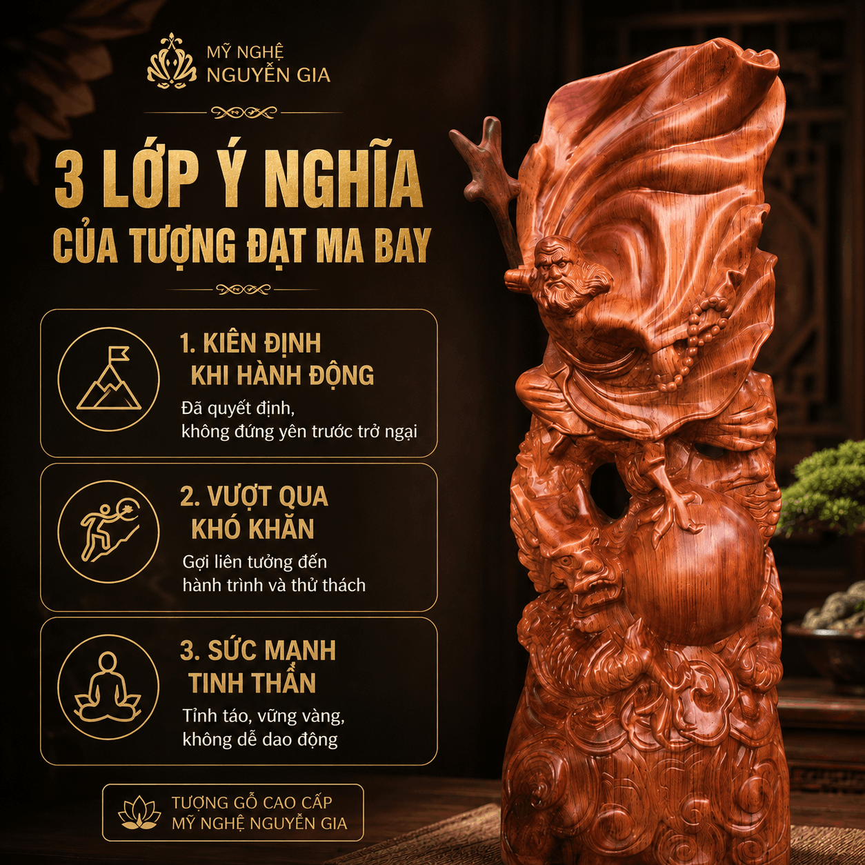 Tượng Đạt Ma Bay là gì?