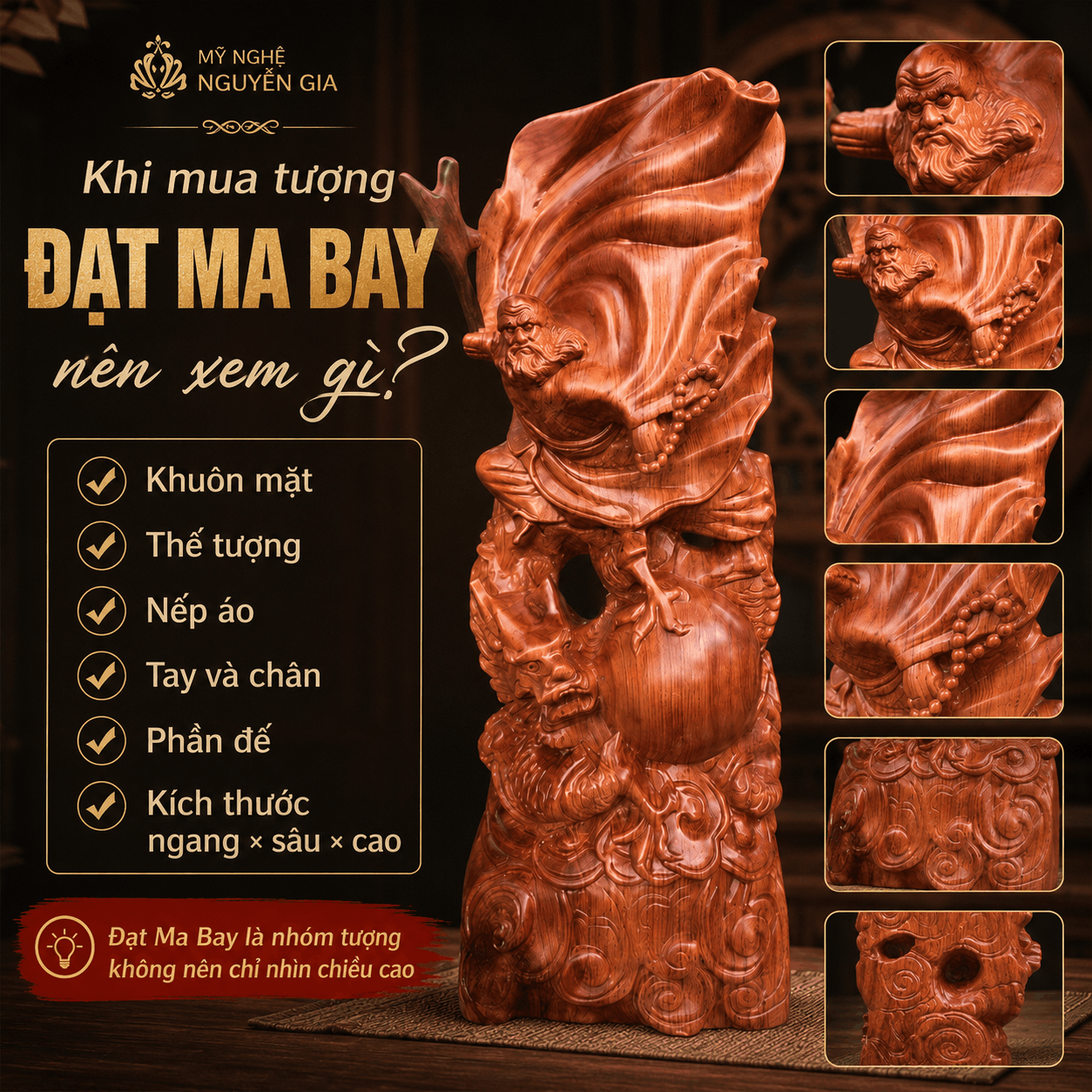 Tượng Đạt Ma Bay là gì?