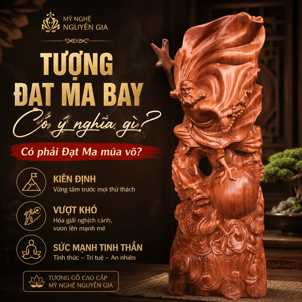 Tượng Đạt Ma Bay là gì?