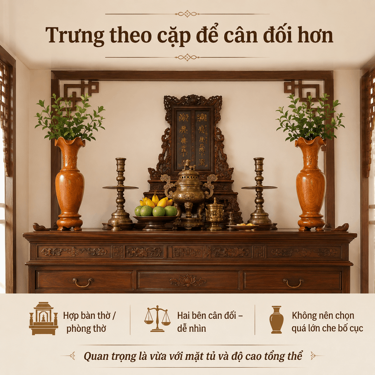 K&iacute;ch Thước Lục B&igrave;nh Gỗ &ndash; C&aacute;ch Chọn Theo Kệ, Tủ V&agrave; Kh&ocirc;ng Gian Trưng