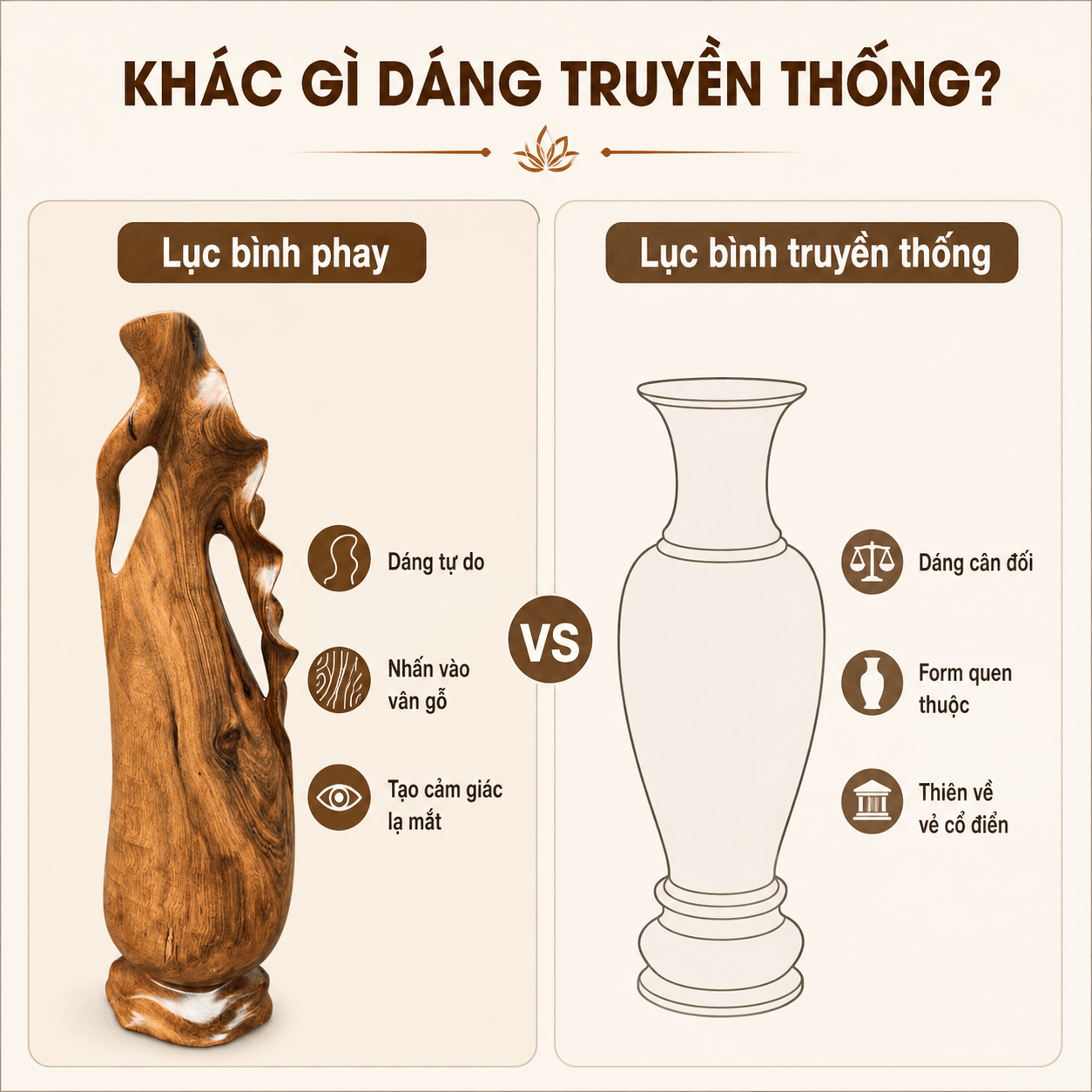 Lục Bình Phay Là Gì? Khác Gì Lục Bình Dáng Truyền Thống?