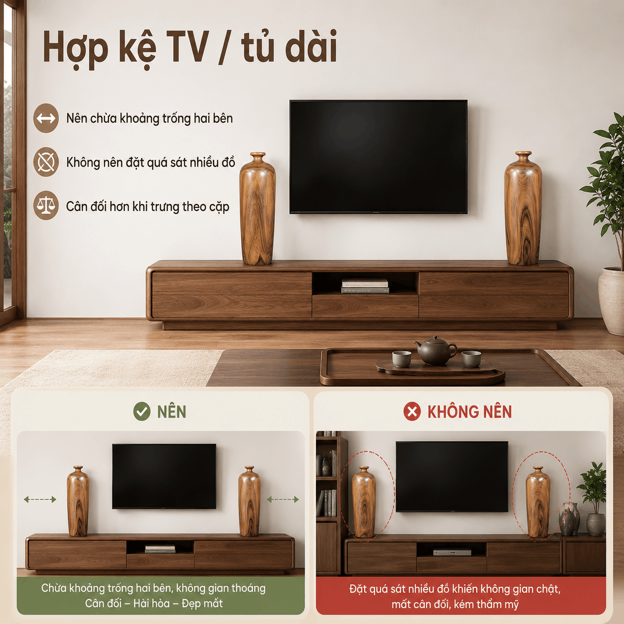 Lục B&igrave;nh Gỗ N&ecirc;n Đặt Ở Đ&acirc;u? C&aacute;ch Chọn Vị Tr&iacute; Trong Nh&agrave;