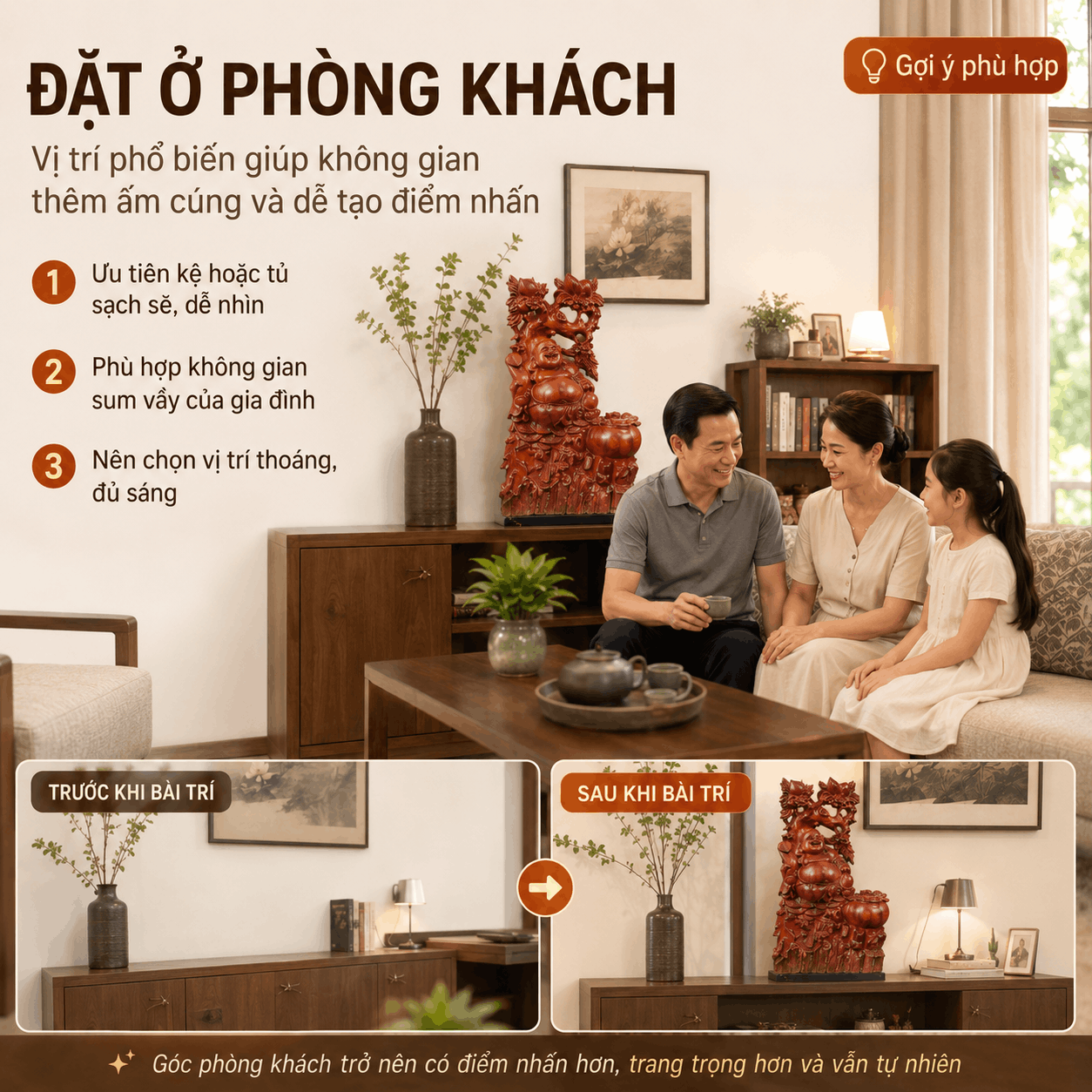 Cách Đặt Tượng Phật Di Lặc Trong Nhà
