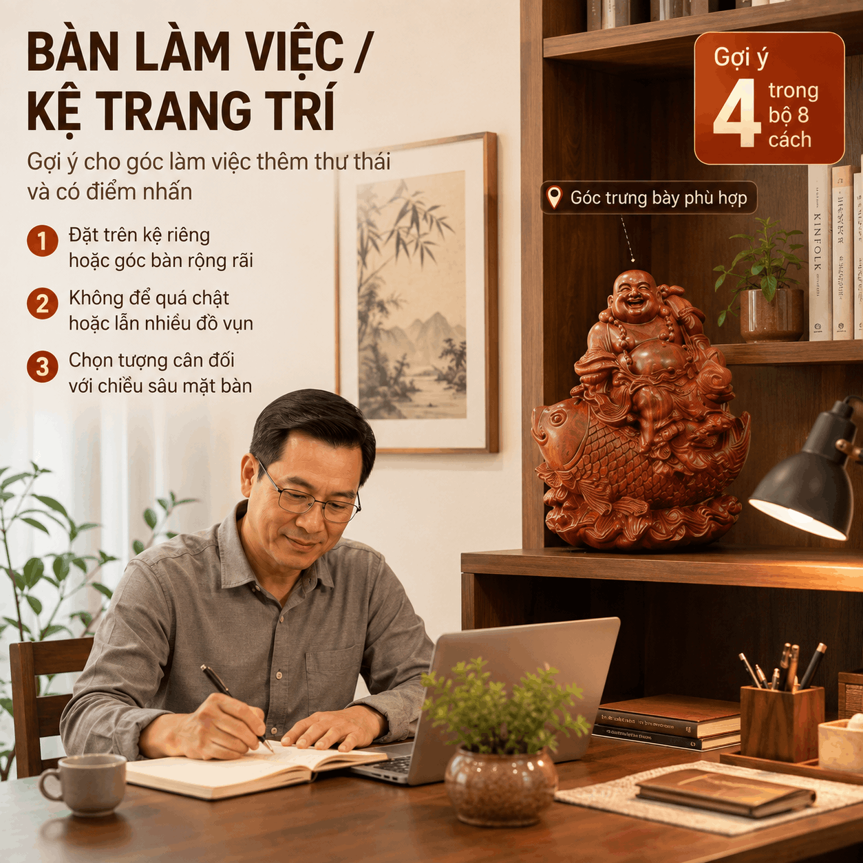 Cách Đặt Tượng Phật Di Lặc Trong Nhà
