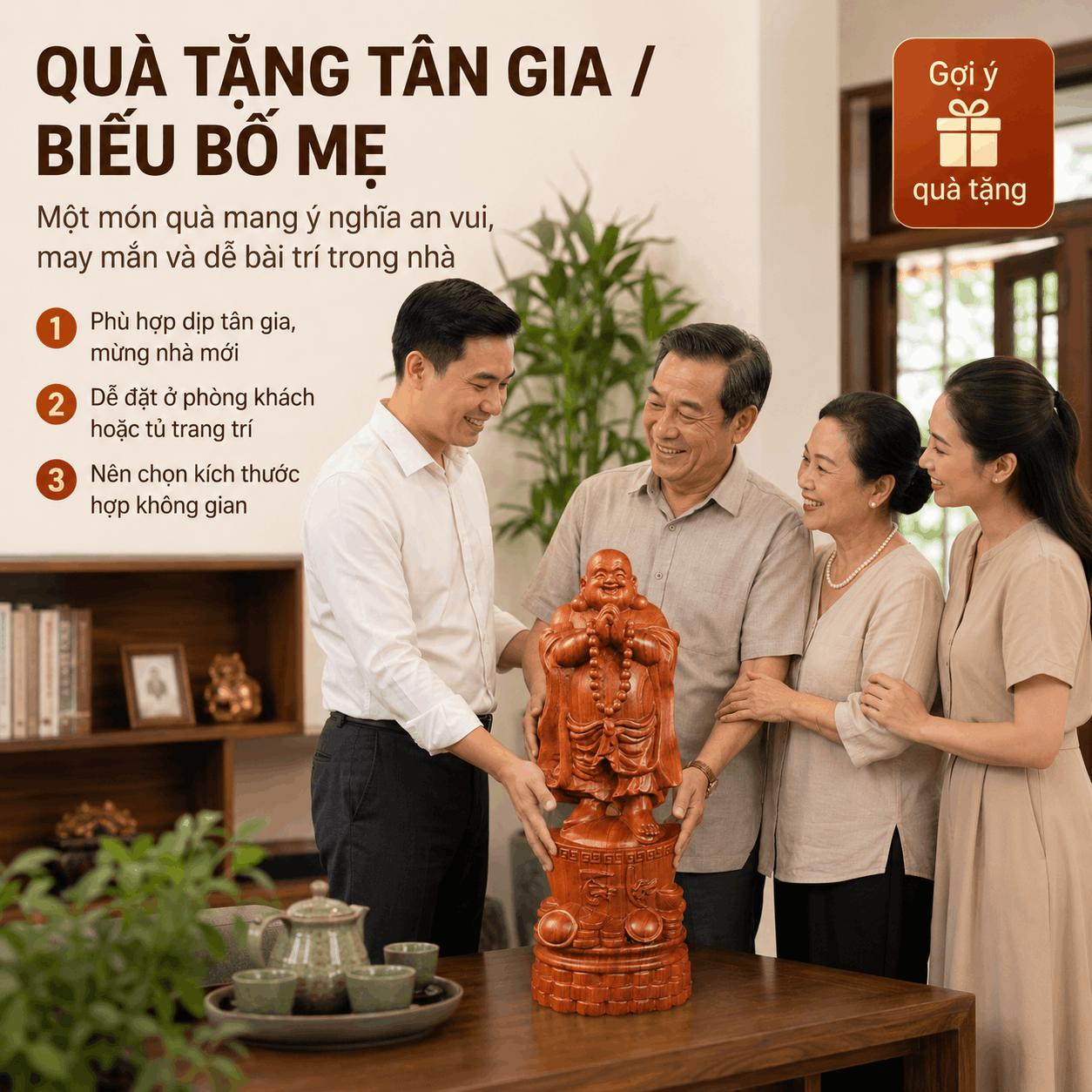 Cách Đặt Tượng Phật Di Lặc Trong Nhà