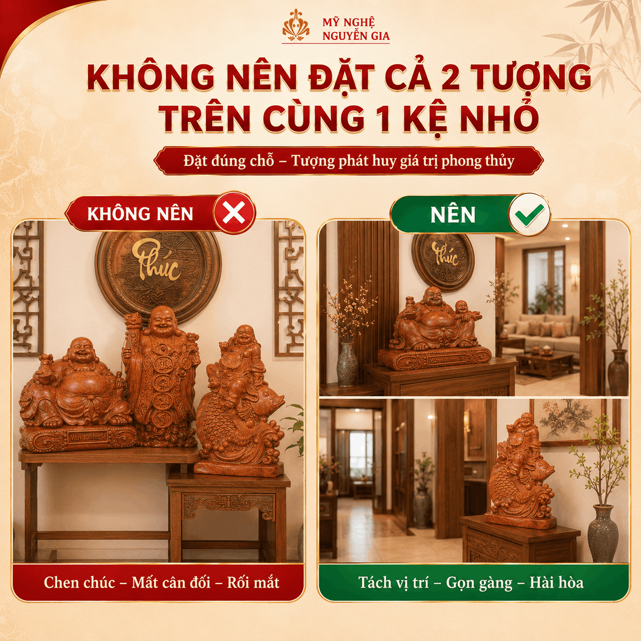 C&oacute; N&ecirc;n Đặt 2 Tượng Phật Di Lặc Trong Nh&agrave;?