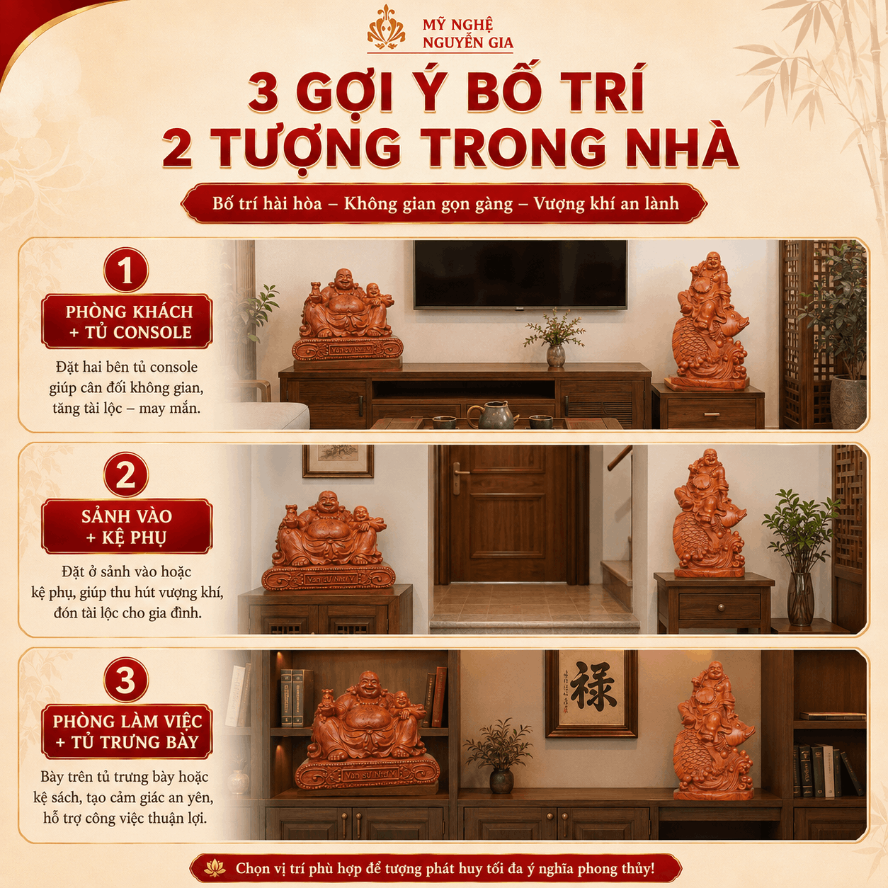 C&oacute; N&ecirc;n Đặt 2 Tượng Phật Di Lặc Trong Nh&agrave;?