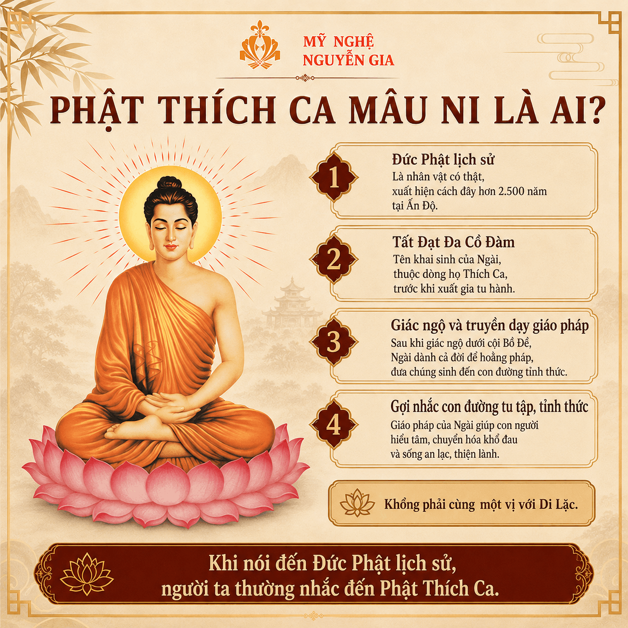 Phật Di Lặc và Phật Thích Ca Khác Nhau Thế Nào?