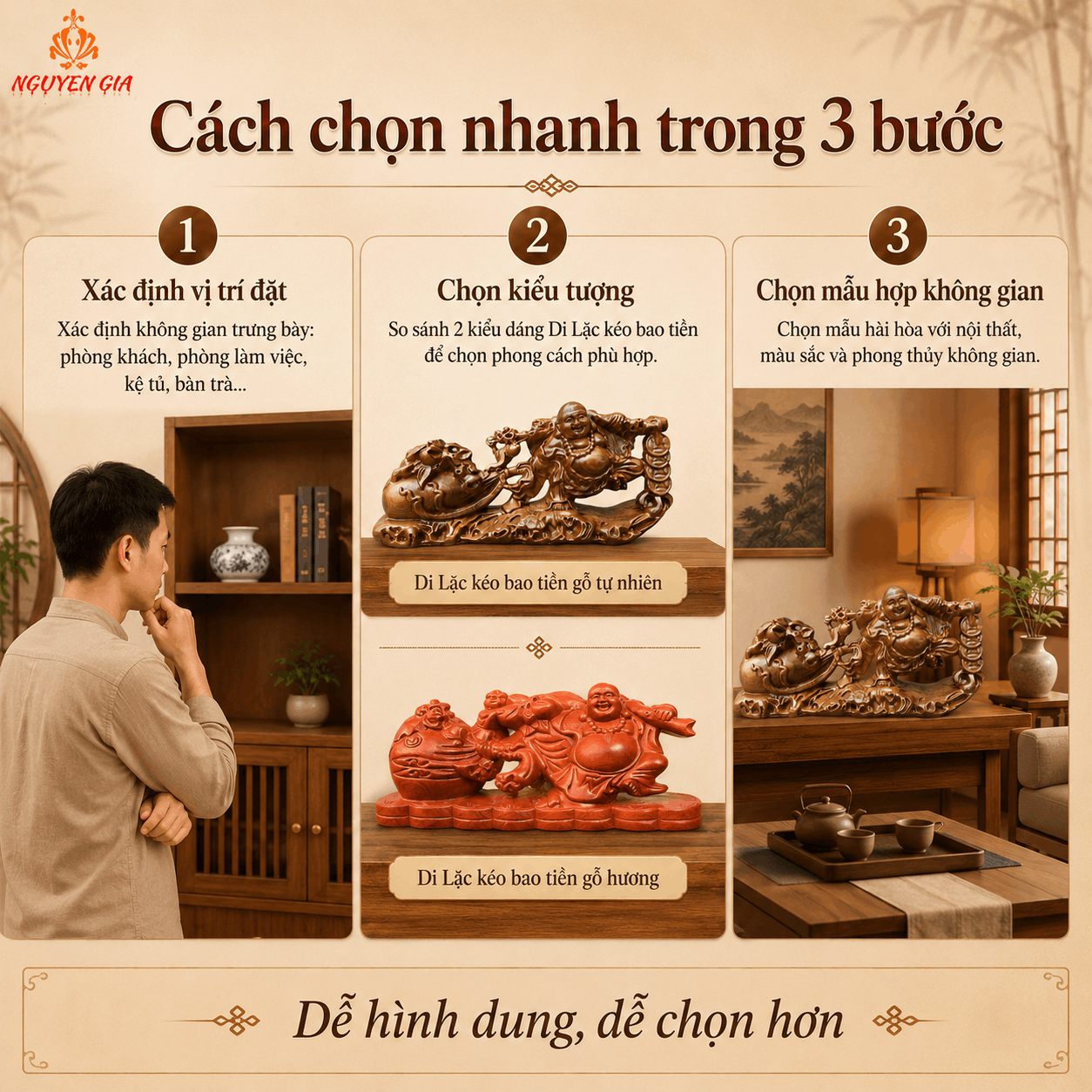 Tượng Di Lặc k&eacute;o bao tiền: c&aacute;ch nhận biết, &yacute; nghĩa v&agrave; c&aacute;ch chọn