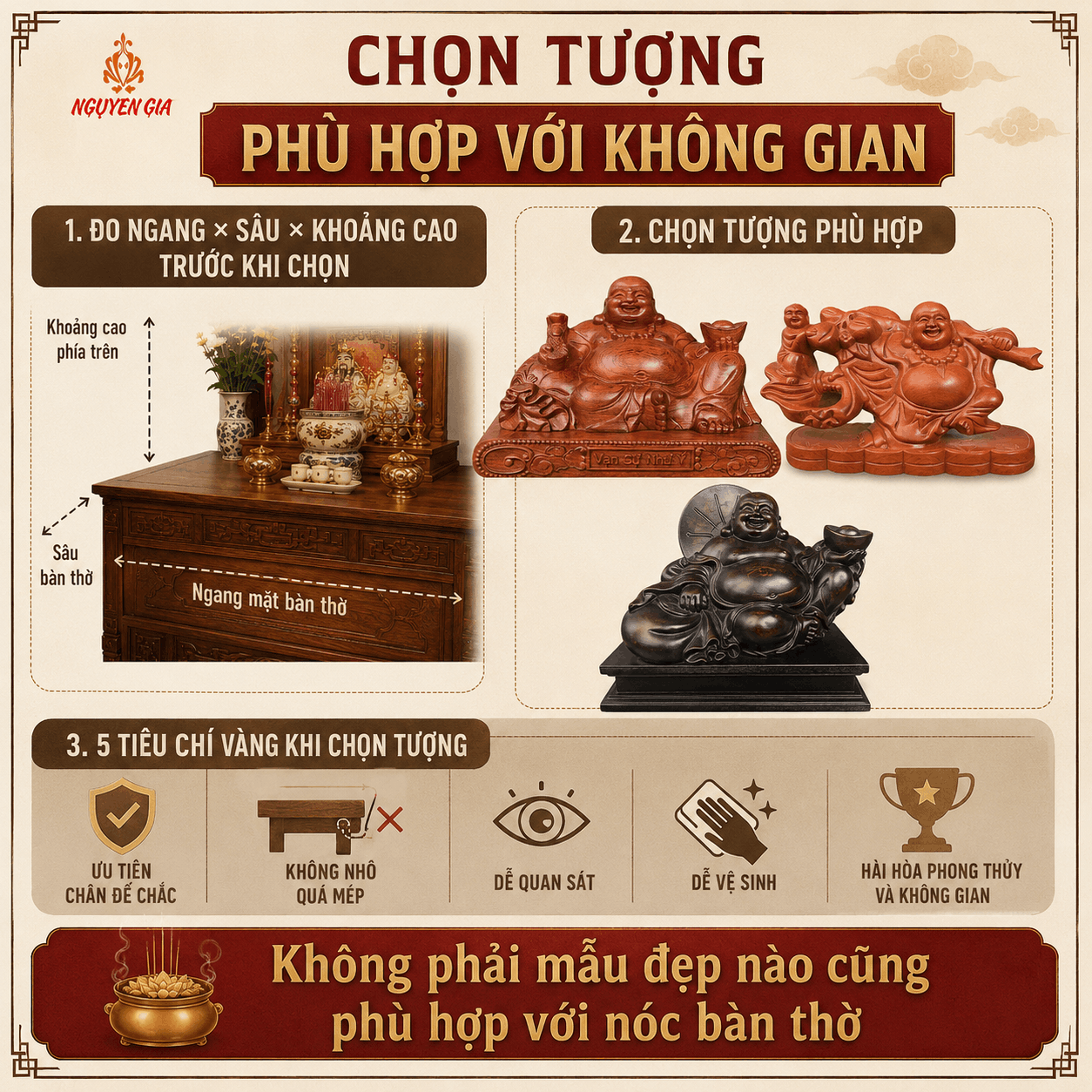 Cách Đặt Tượng Phật Di Lặc Trên Bàn Thờ Thần Tài – Ông Địa